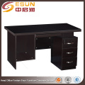 Foshan Lecong factory wholesale 1.4 meter melamine cheap used computer desk for sale